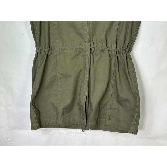 Duluth Trading Co Womens Size XS DuluthFlex Fire Hose Coolmax Vest Green Canvas - Picture 6 of 10